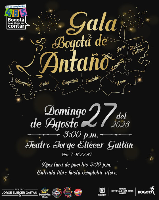 CONCIERTO BOGOTÁ DE ANTAÑO 2023 ¡ENTRADA LIBRE! | Teatro Jorge Eliécer Gaitán