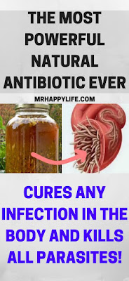 THE MOST POWERFUL NATURAL ANTIBIOTIC EVER, IT CURES ANY INFECTION IN THE BODY AND KILLS ALL PARASITES!