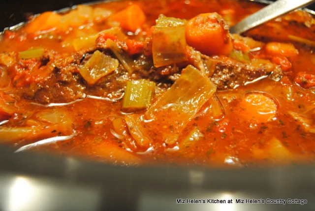 Slow Cooker Italian Pot Roast at Miz Helen's Country Cottage