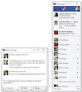. donde muestra los usuarios con los que más chateas frecuentemente, . (facebook desktop chat )