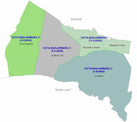 Peta Daerah Pemilihan Kota Banjarbaru Pemilu 2014