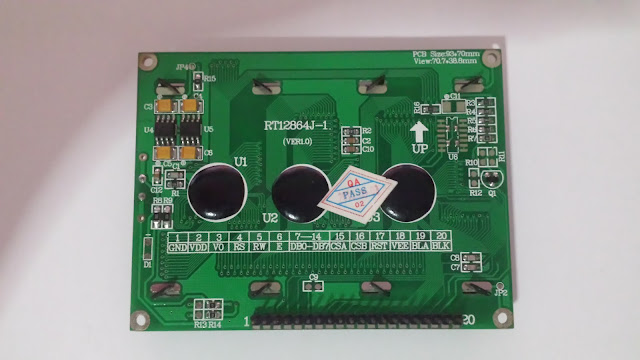 ATMega32 Simple Graphical LCD Interfacing Using A 128x64 GLCD