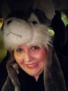 PippaD looking fabulous in her Wolf hat