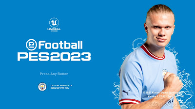 PES 2021 Menu Manchester City 2022/2023 V2 by PESNewupdate