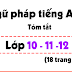 Tóm tắt ngữ pháp tiếng Anh lớp 10 – 11 – 12 | 18 trang A4 |Tài Liệu Blog