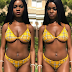 Nigerian P**sy singer, Princess Vitarah flaunts underboob in sexy two-piece bikini (Photos)