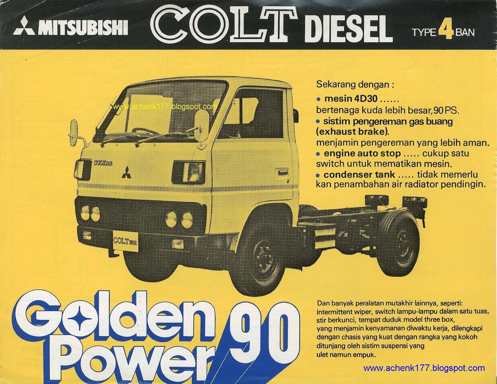 I LOVE OTOMOTIF Brosur Colt Diesel Jadoel FE101 Tahun 1979