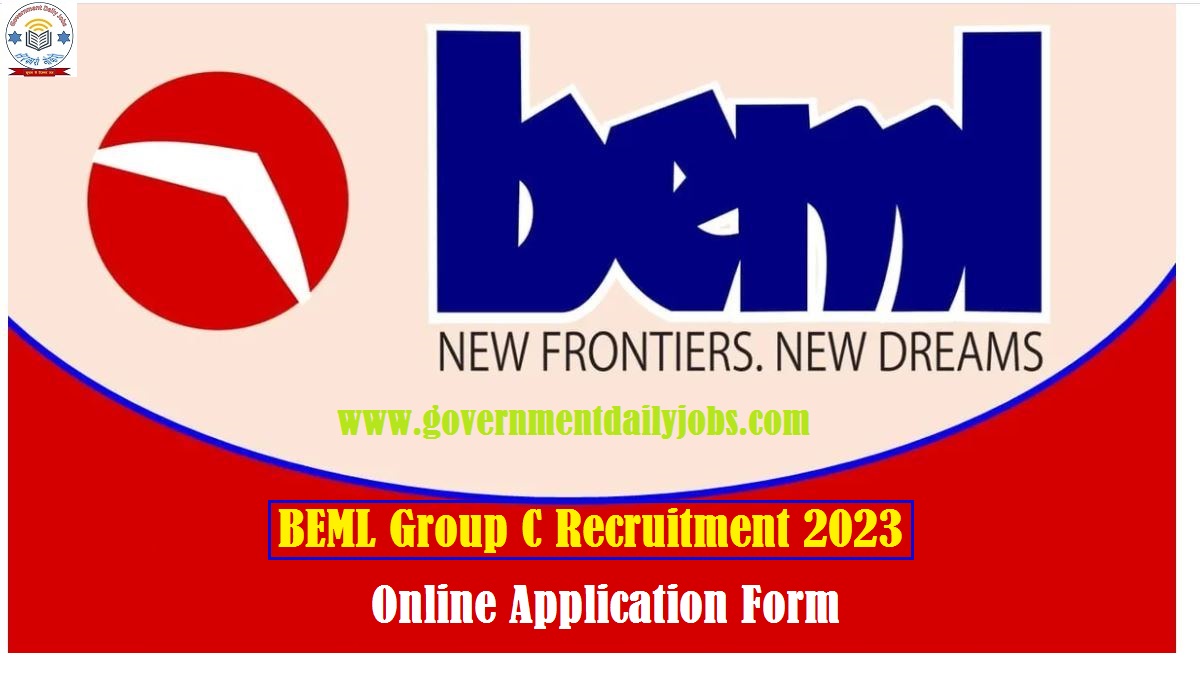 BEML GROUP C RECRUITMENT 2023: APPLY ONLINE FOR 119 POSTS