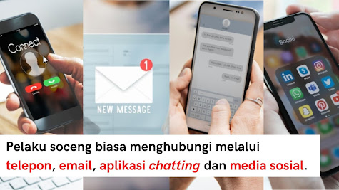 Media komunikasi pelaku soceng