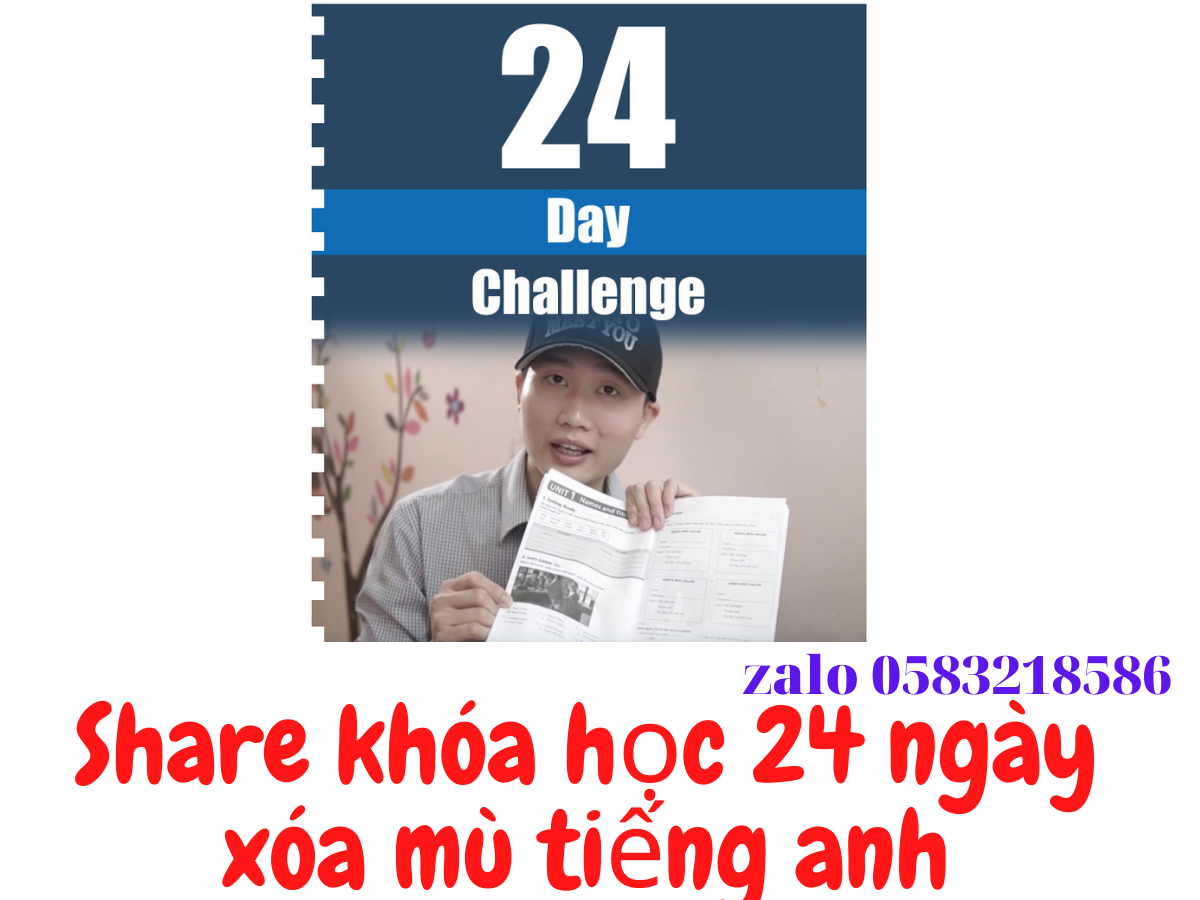 Share Khóa Học 24 Ngày Thành Thạo Nghe Nói Tiếng Anh từ Mất Gốc Của AlexDsing