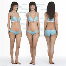 Female Body model 3D | Full Body Female 3D model free | Female body model 3d free download