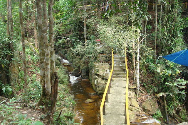 jembatan menuju air terjun