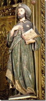 Santiago del altar de San Cernin - Pamplona
