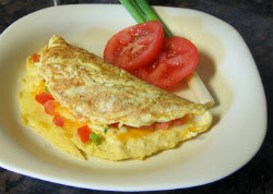 Healthy Recipes Vegetables Omelet for Breakfast