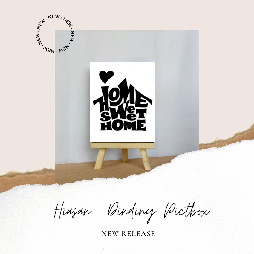 Hiasan Dinding Quote Home Sweet Home 1