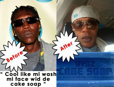 vybz kartel cake soap bleaching. vybz kartel cake soap