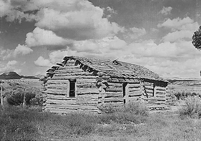 La petite maison d'Ebenezer à Bryce [source : http://www.archives.gov/]