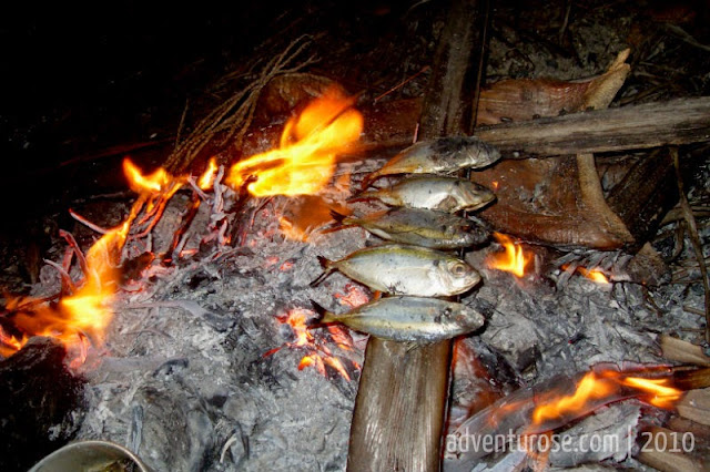 pulau bukit batam, bakar ikan