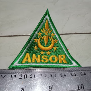 Atribut NU Logo Bordir Ansor