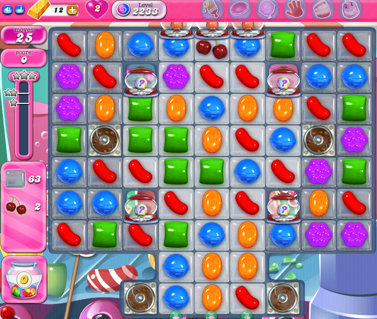 Candy Crush Saga level 2233