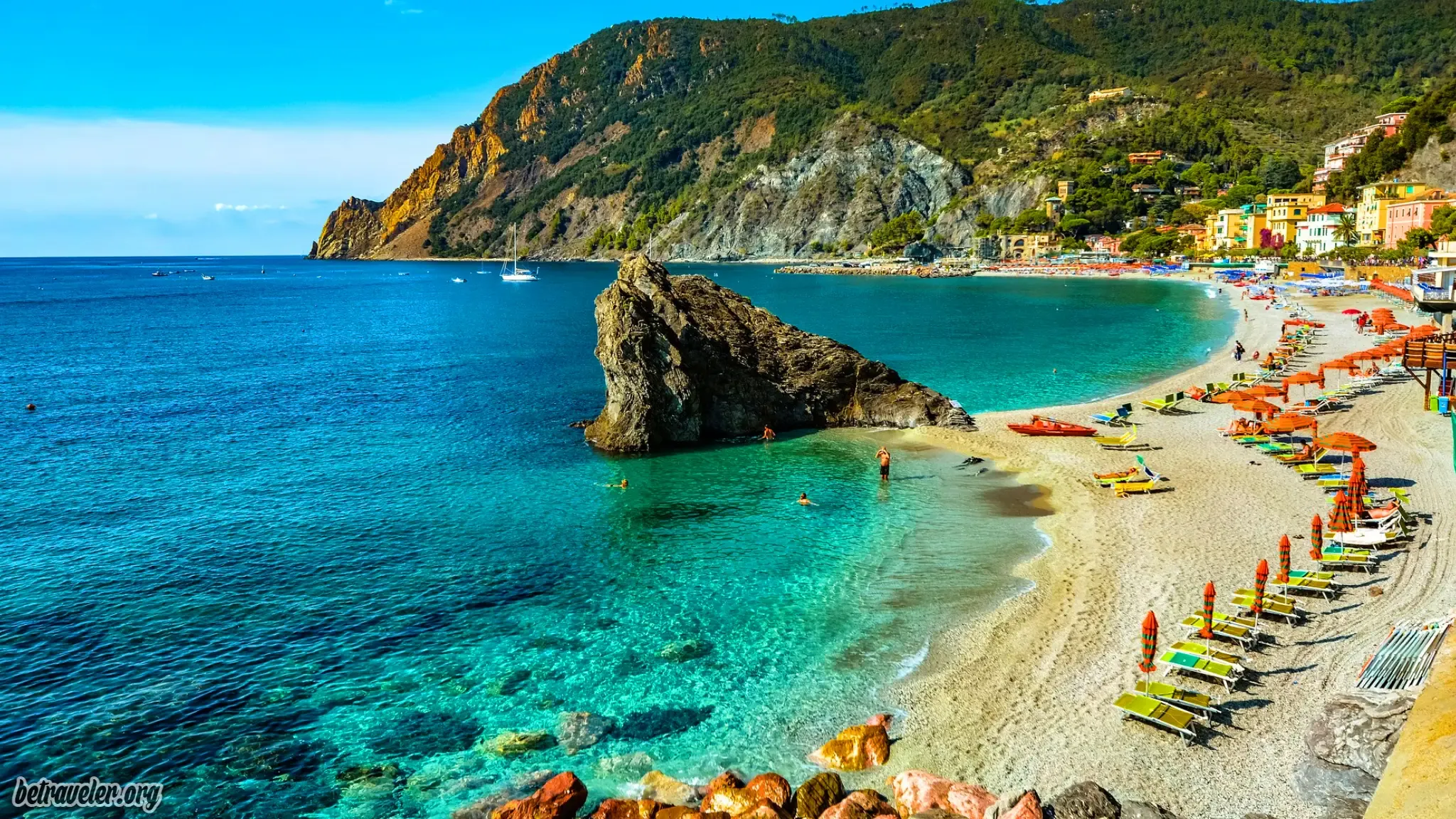 best beaches in italy map