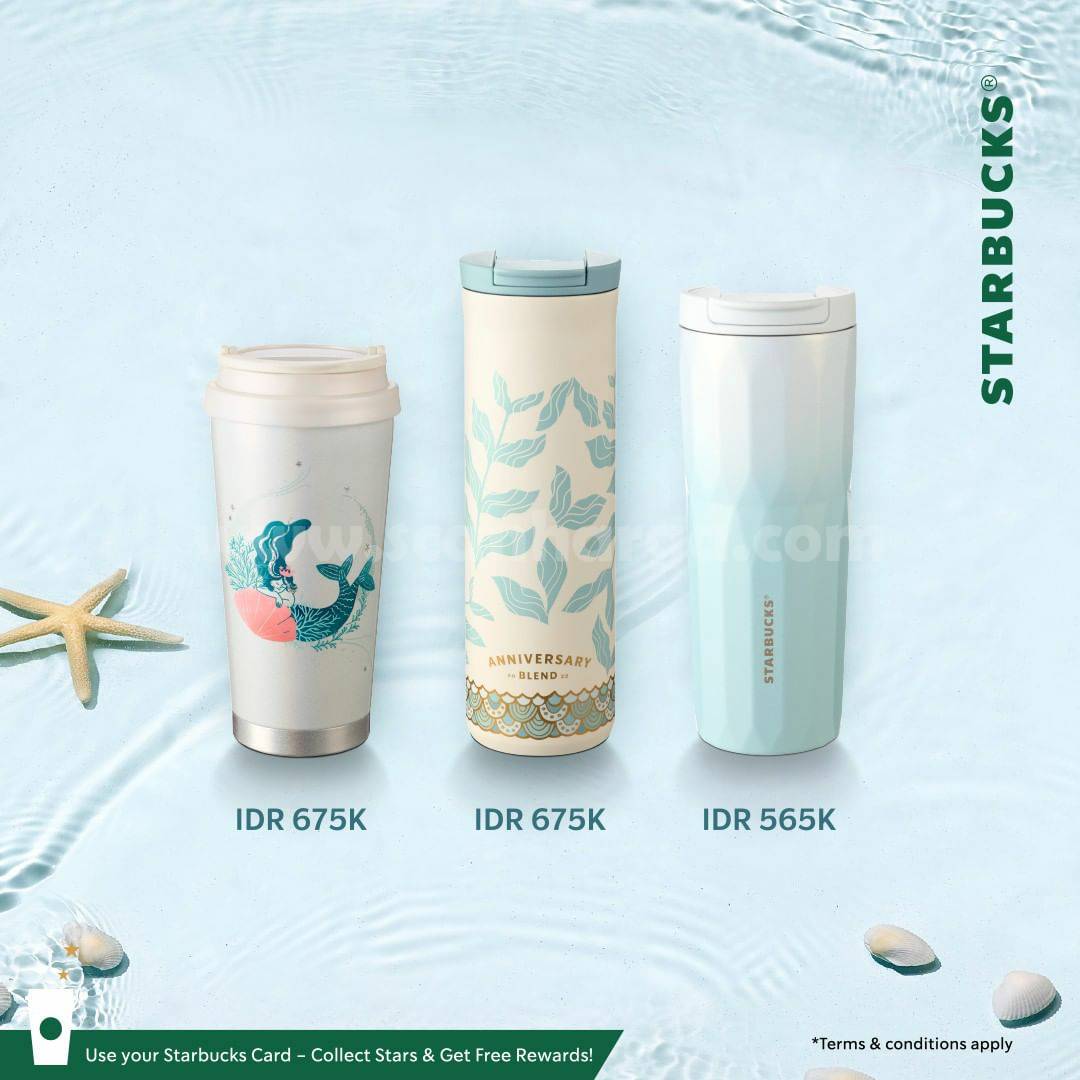 Promo STARBUCKS NEW ! Siren Coral Tumbler Collection