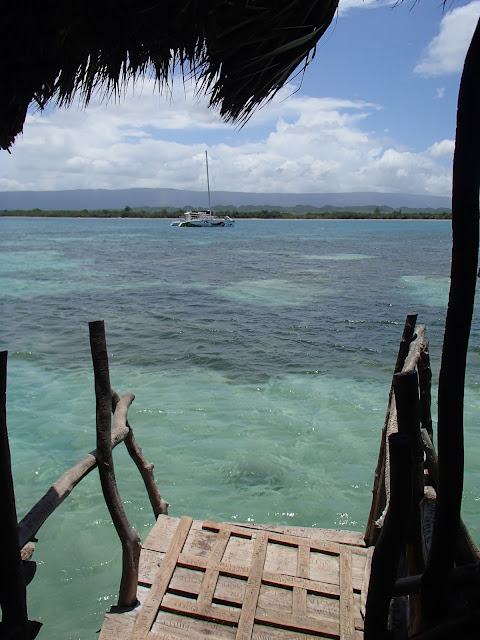 entrance and catamaran