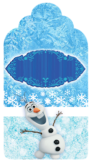 Olaf Smiling: Free Printable Candy Bar Labels.