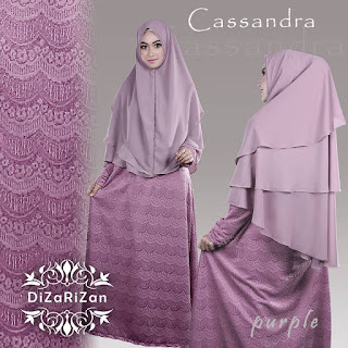 CASSANDRA (Dress & Khimar) PURPLE