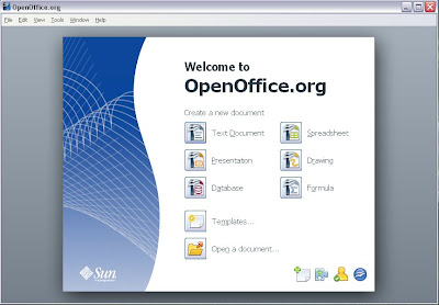 OpenOffice.org 3 Start Center