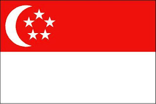 bendera singapura