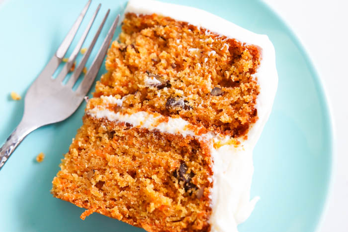 carrot cake slice