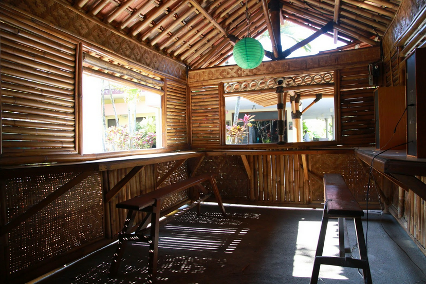 Contoh Desain Gambar Cafe/ Warung Kopi Dari Bambu Terbaru