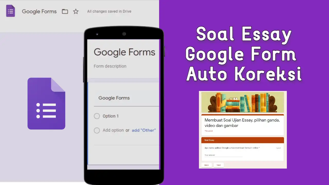 sampul post Cara Membuat Soal Essay Google Form Koreksi Langsung Tanpa Koreksi Manual