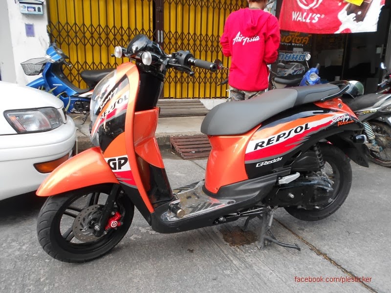 Kumpulan Modifikasi Honda Scoopy Ala Ple Sticker Phuket 