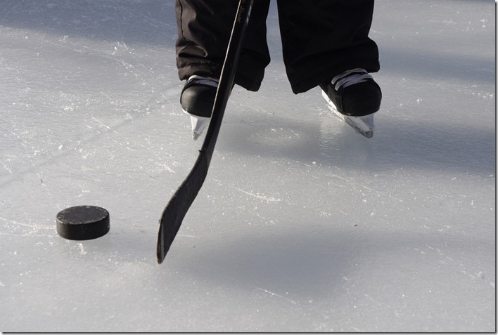 Backyard Skating Rink | personallyandrea.com