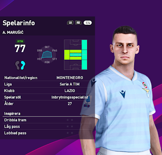 PES 2020 Faces Adam Marusic by Random Facemaker