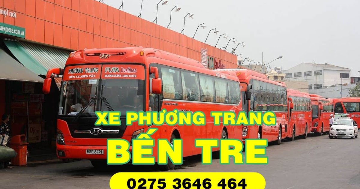 Đặt Xe Phương Trang Bến Tre ⇒ TP.Hồ Chí Minh