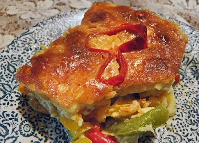 Slice of Mixed Pepper Casserole