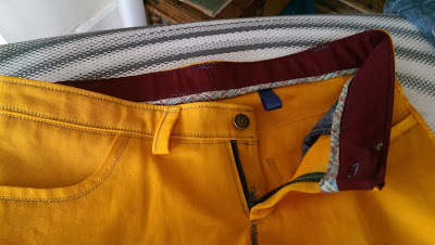 Yellow Jeans Front