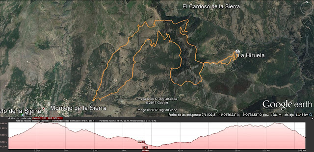 RUTA MTB EN LA HIRUELA, SIERRA DEL RINCON