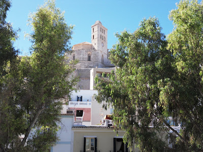 The Cathedral at Ibiza Old Town Santa Maria d'Eivissa