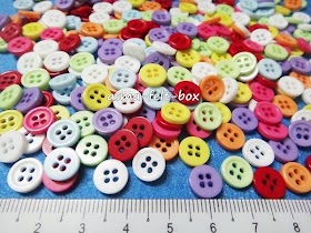 Round Buttons 9mm : 4 holes