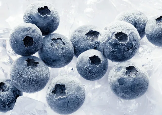 frozen blueberries