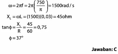 latihan soal rangkaian seri RLC