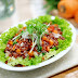 Salad cơm gạo lứt hải sản