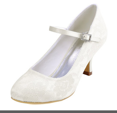 cream wedding shoes