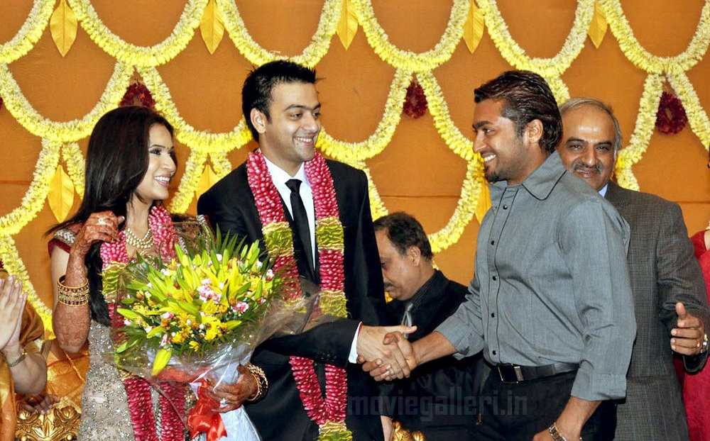 Actor Surya in Soundarya Rajinikanths wedding