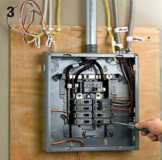 Instalaciones eléctricas residenciales - Desconectando los cables de los circuitos derivados