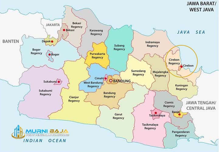 Jangkauan Pengiriman Atap Spandek Pasir di Cirebon